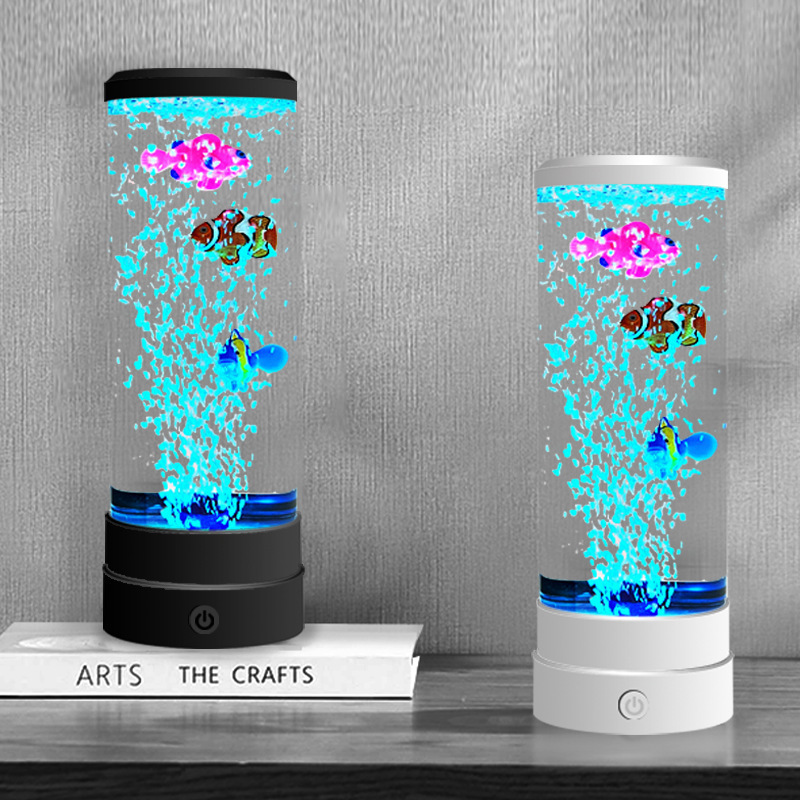 Home Decor Company - Lampu LED Simulasi Ikan Gelembung Multi-warna