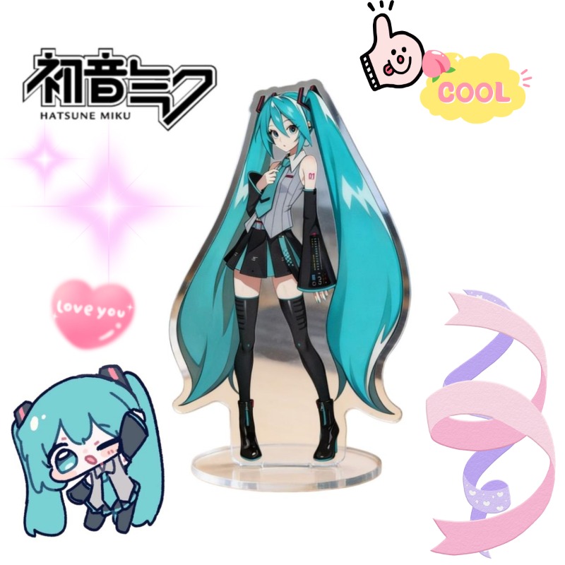 Home Decor Tv - Hatsune Miku 10cm Standee Akrilik Karakter