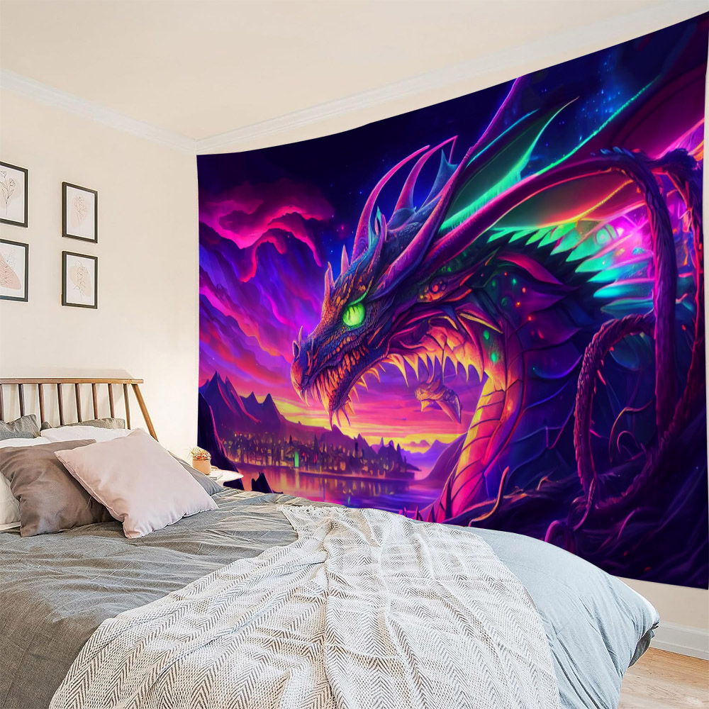 Home Decor Hippie - Permadani Langit Berbintang Dinosaurus Impian Hiasan