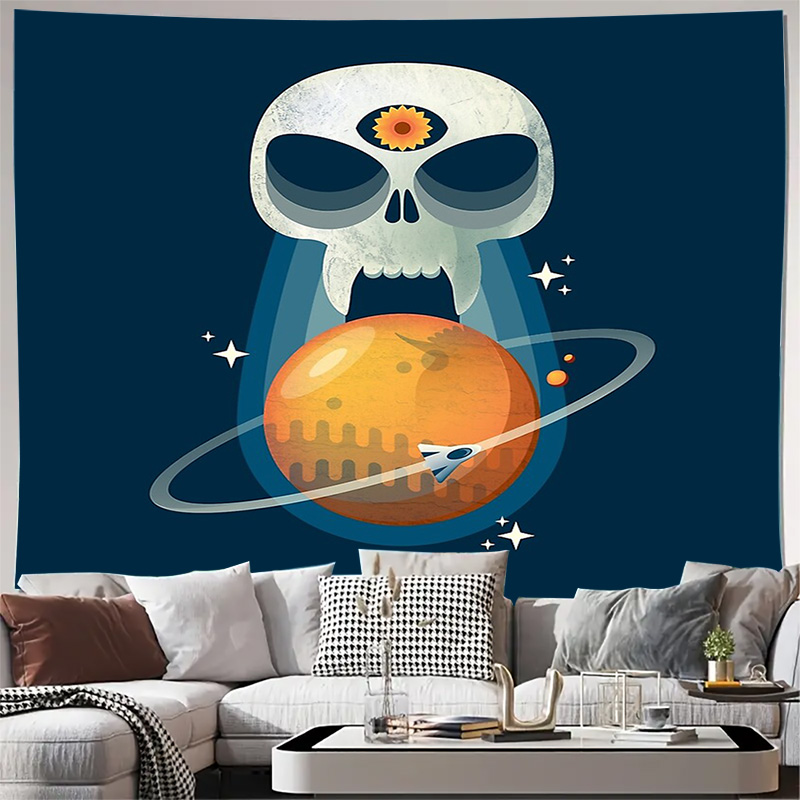 Aesthetic Tapestry - Tapestry Galaksi Luar Angkasa Nebula Alam