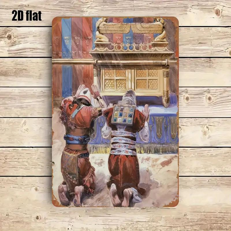 Home Decor Kitchen - CIFBUY Seni Dinding Logam Bertema Alkitab