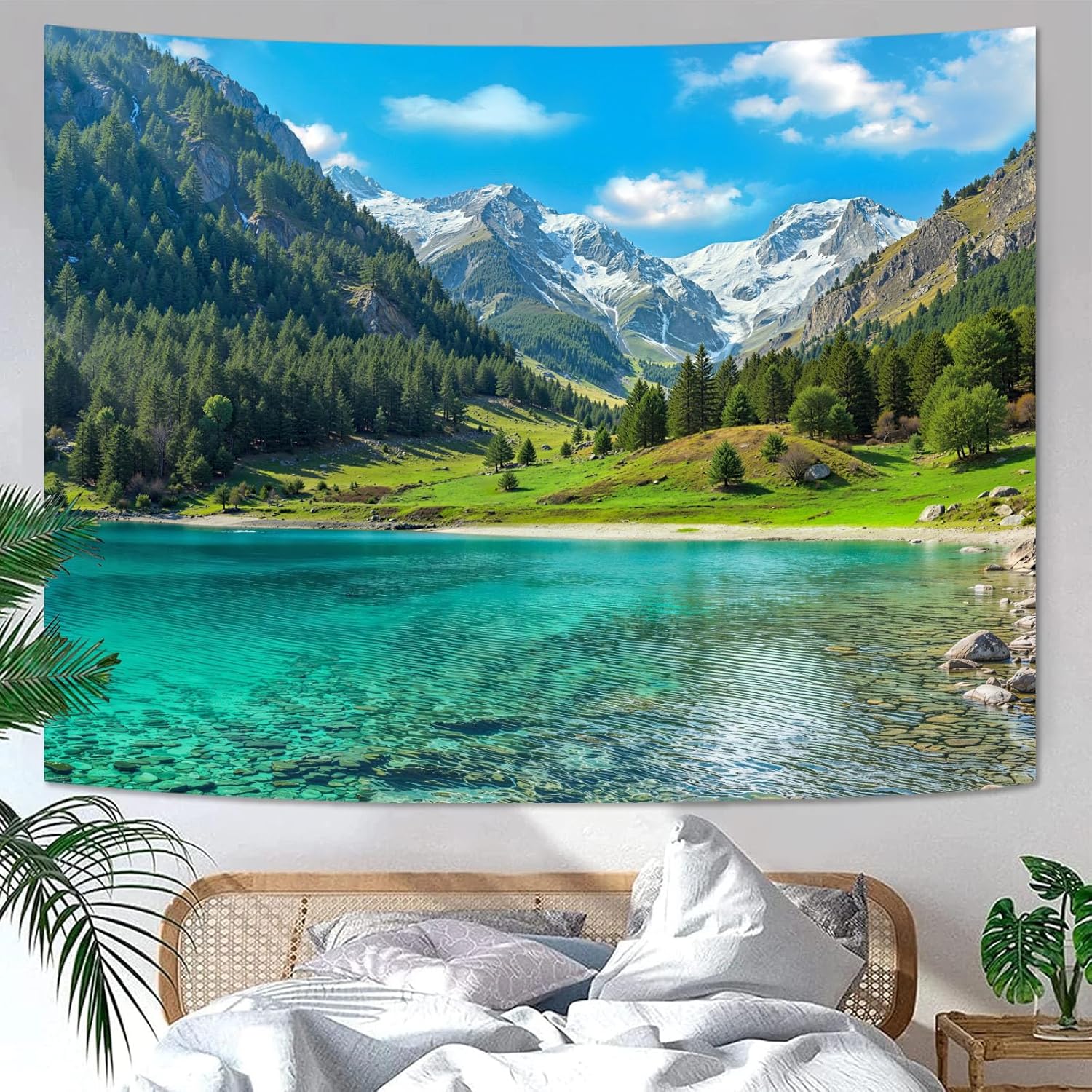 Aesthetic Tapestry - Permadani Alam Hutan Pegunungan, Permadani Danau