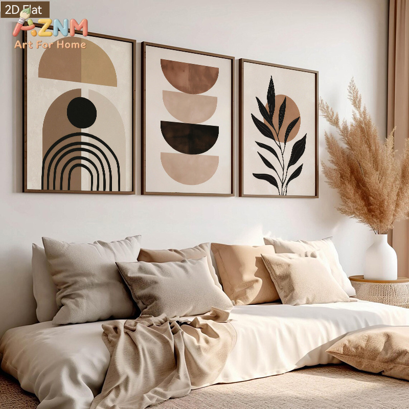 Home Decor Minimal - 1 Buah/3 Buah Karya Seni Dinding