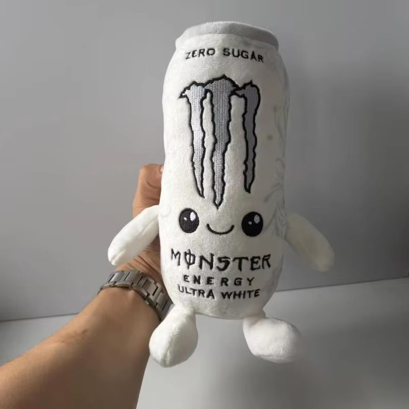 Home Decor Company - Boneka Plush Minuman Energi White Monster