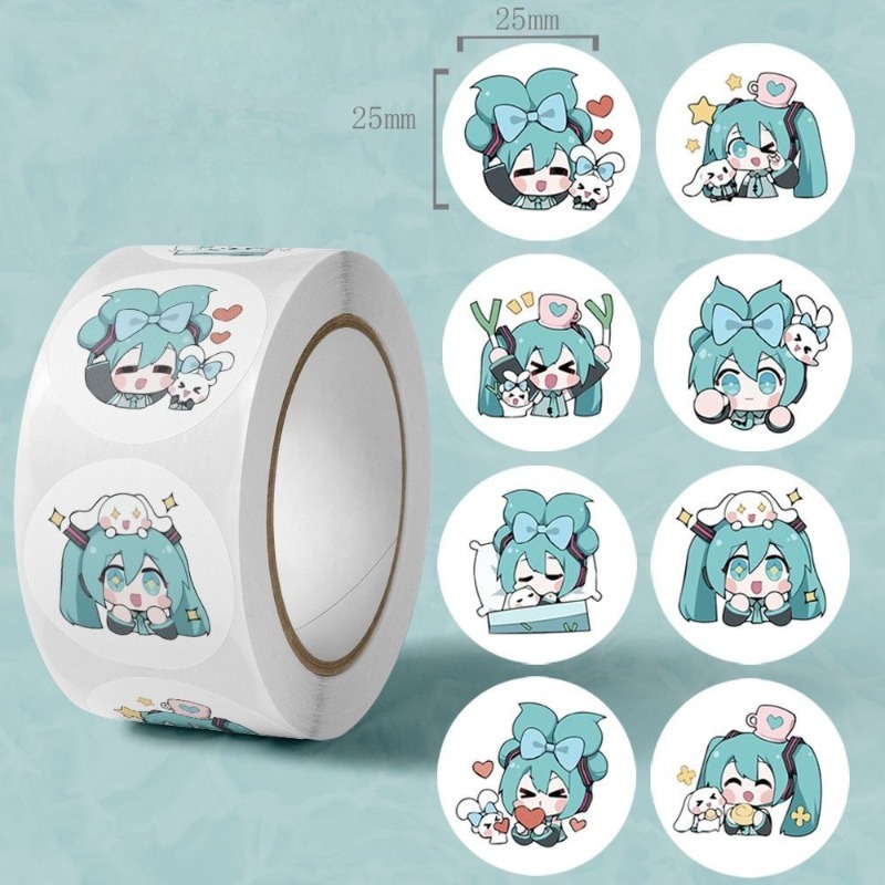 Home Decor Tv - Stiker Hatsune Miku Estetik Lucu, Stiker