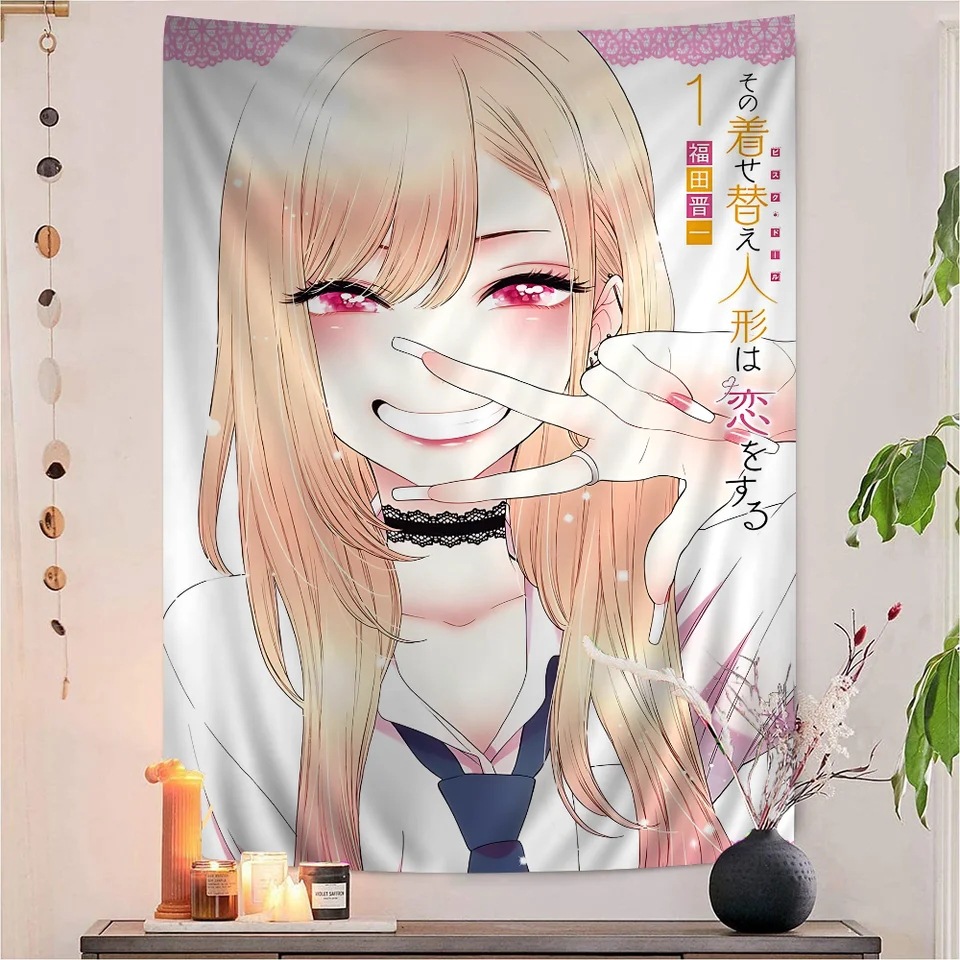 Aesthetic Tapestry - Tapestry Dinding Anime My Dress-Up Darling