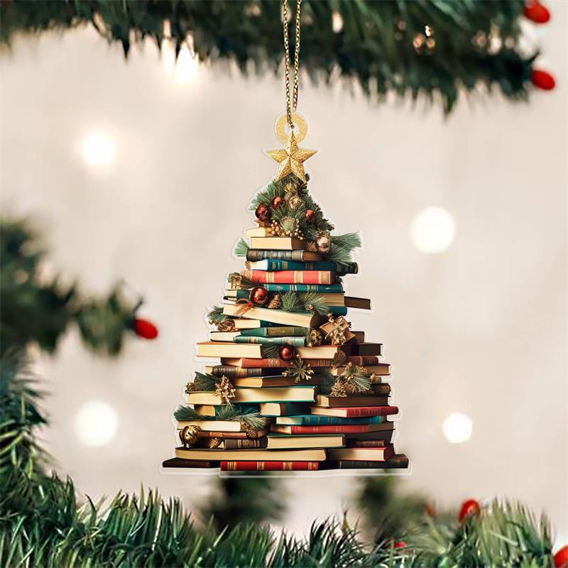 Ornamen pohon Natal 2D liontin - Home Decor Catalog ulasan dan harga