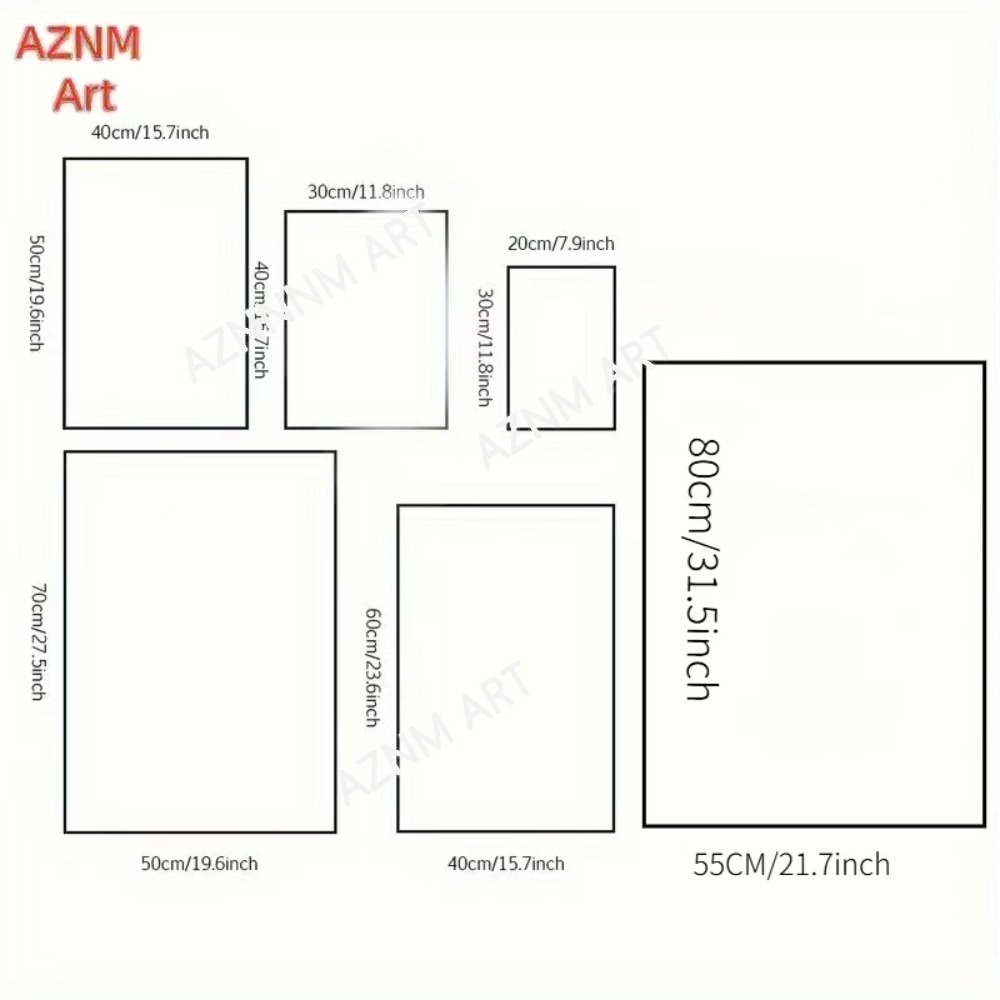 1/3 Buah Set Seni Dinding Kanv - Home Decor Minimal ulasan dan harga