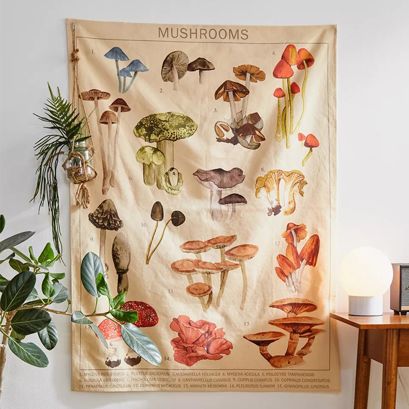 Permadani Jamur Psychedelic Ra - Home Decor Hippie ulasan dan harga