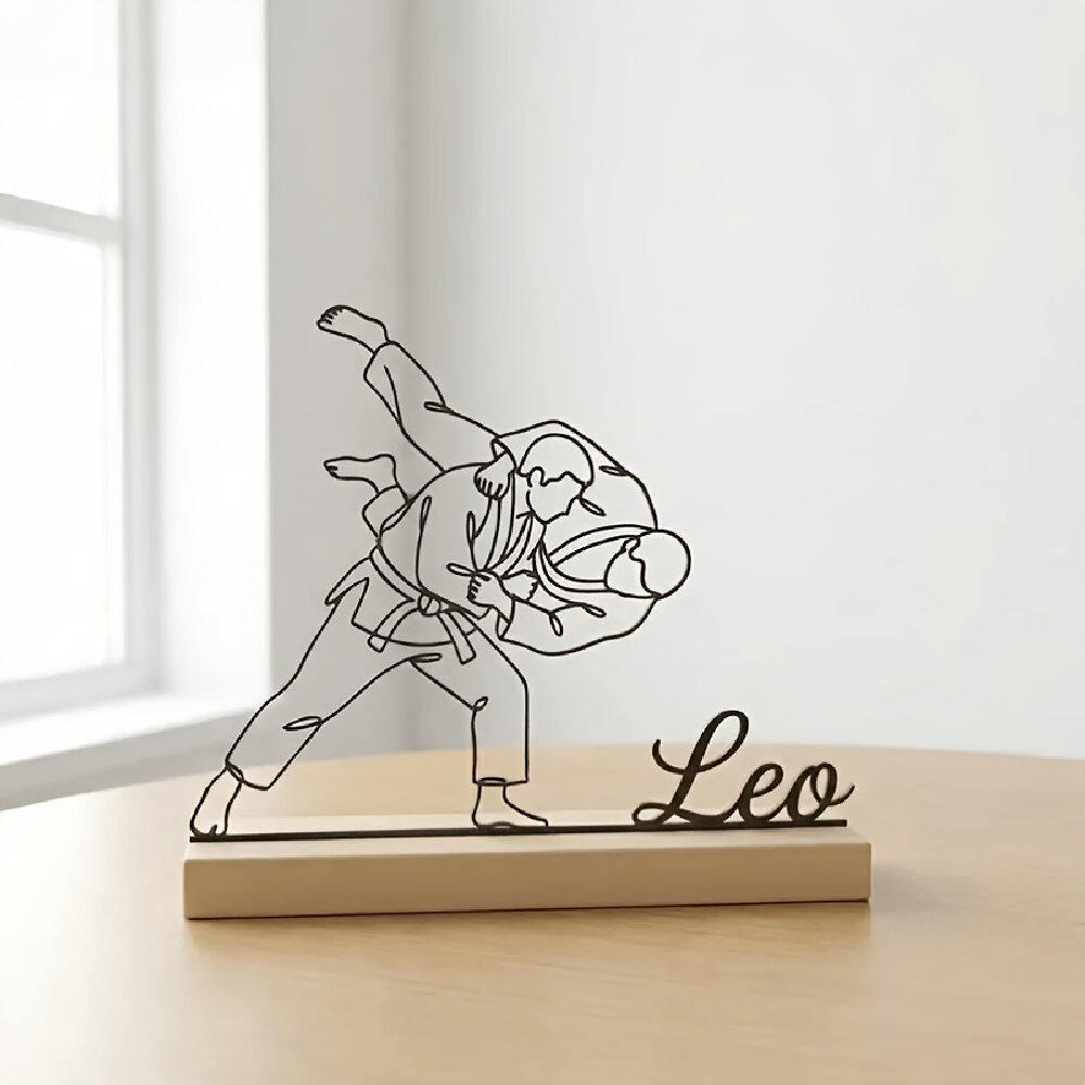 Patung Seni Bela Diri Judo Uki - Home Decor Unique ulasan dan harga