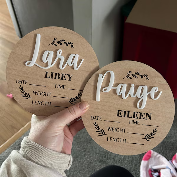 1 Buah Tanda Pengumuman Bayi K - Home Decor Unique ulasan dan harga