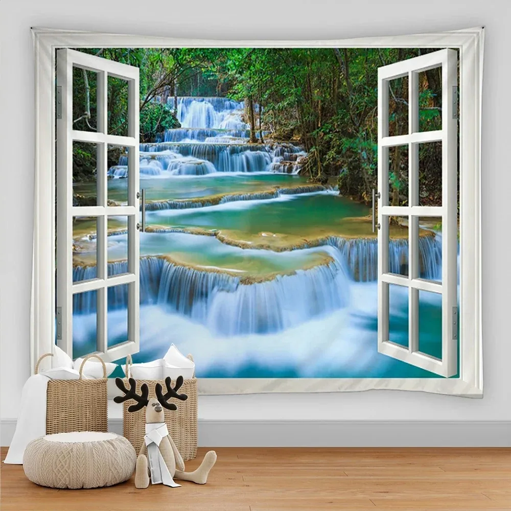 Tapestry dekoratif 3D bergaya  - Home Decor Hippie ulasan dan harga