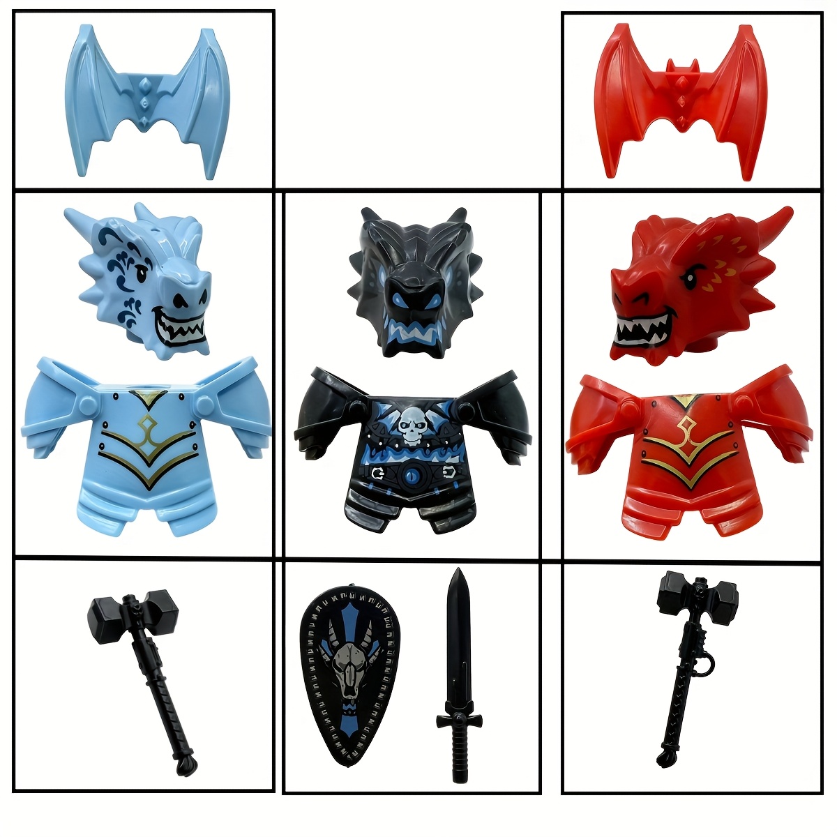 Set Lengkap Ksatria Naga Undea - Home Decor Medieval ulasan dan harga