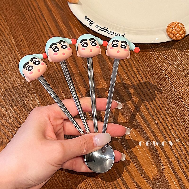 Crayon Shin-chan Sendok Stainl - Home Decor Kitchen ulasan dan harga
