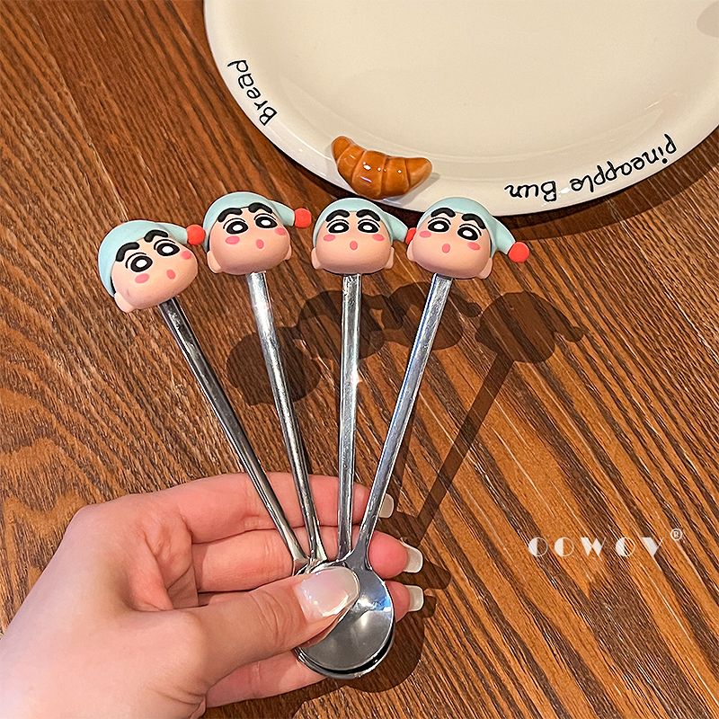 Crayon Shin-chan Sendok Stainl - Home Decor Kitchen ulasan dan harga
