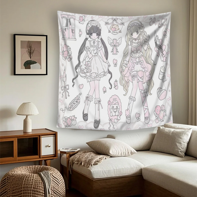 1 Buah Hiasan Dinding Permadan - Aesthetic Tapestry ulasan dan harga