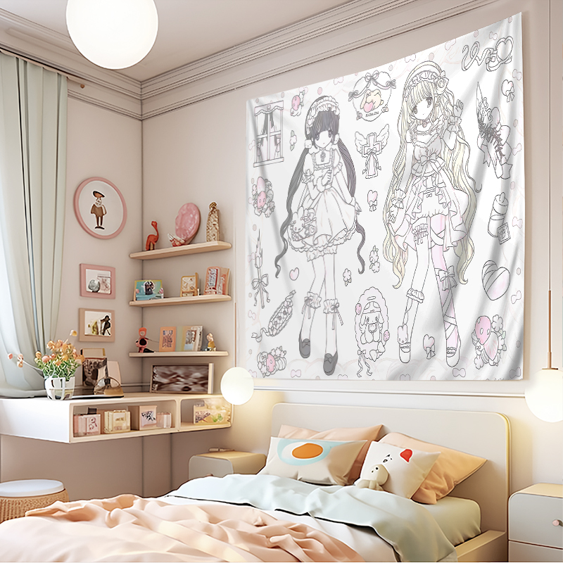 1 Buah Hiasan Dinding Permadan - Aesthetic Tapestry ulasan dan harga