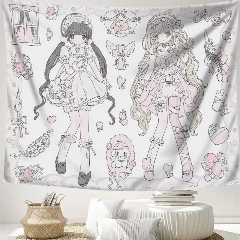 1 Buah Hiasan Dinding Permadan - Aesthetic Tapestry ulasan dan harga