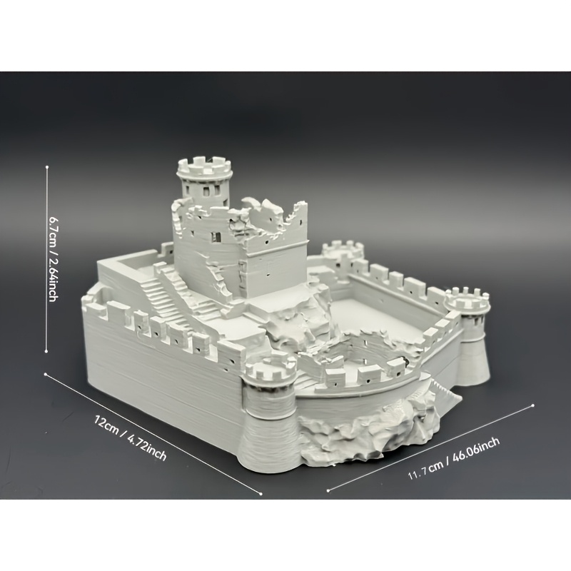 Hiasan Patung Reruntuhan Kota  - Home Decor Medieval ulasan dan harga
