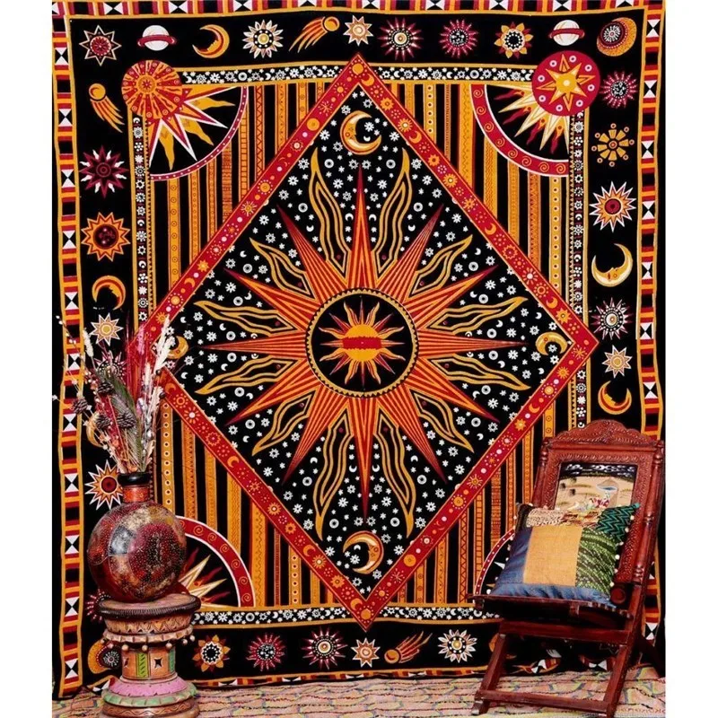 Permadani dinding Mandala Taro - Home Decor Hippie ulasan dan harga