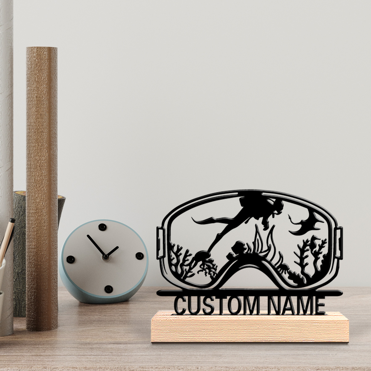 1pc Dekorasi Dinding Kayu Cust - Home Decor Kitchen ulasan dan harga