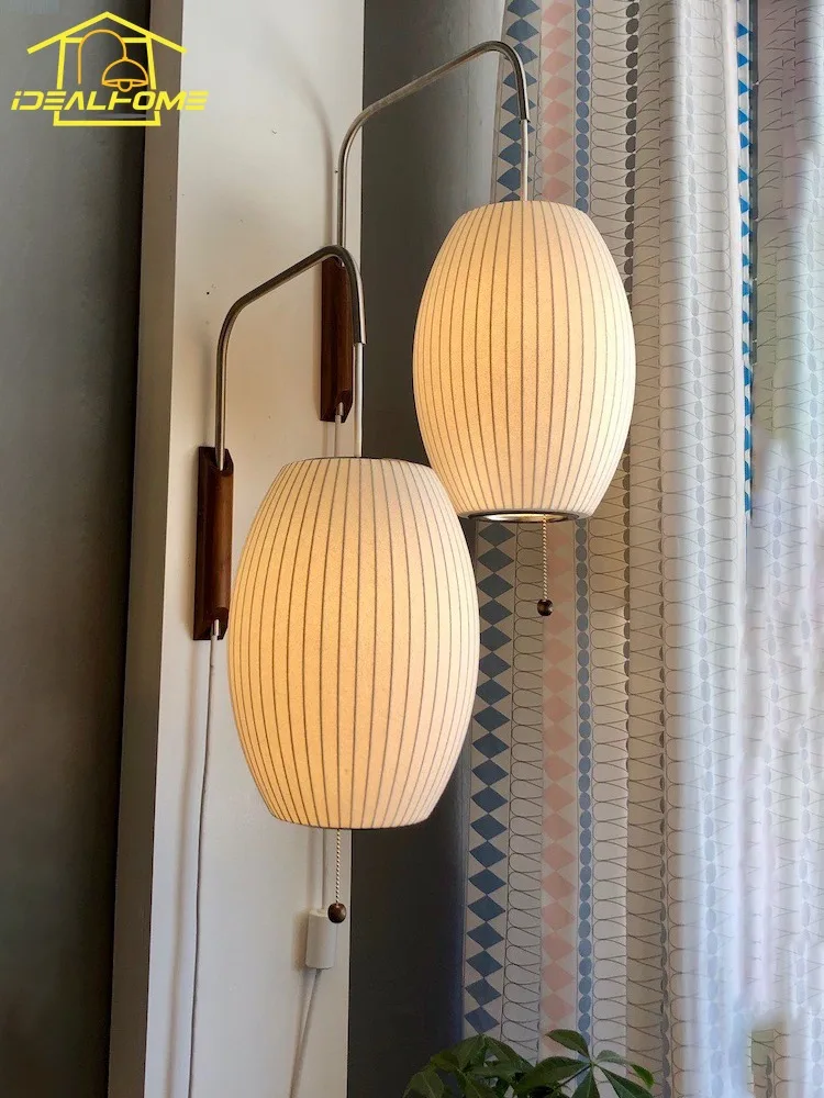 Lampu Dinding Sutra Minimalis  - Home Decor Fabric ulasan dan harga