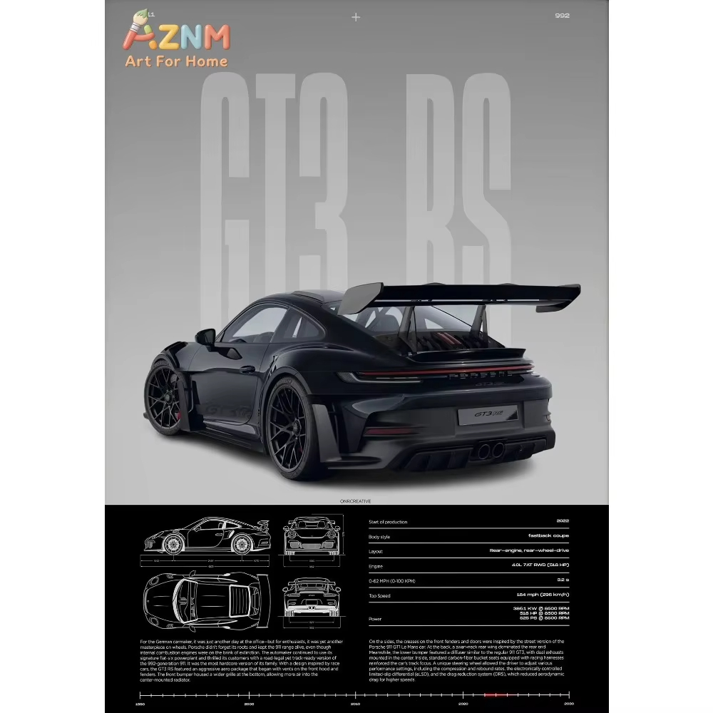 1 Buah Poster Supercar Mobil S - Home Decor Minimal ulasan dan harga