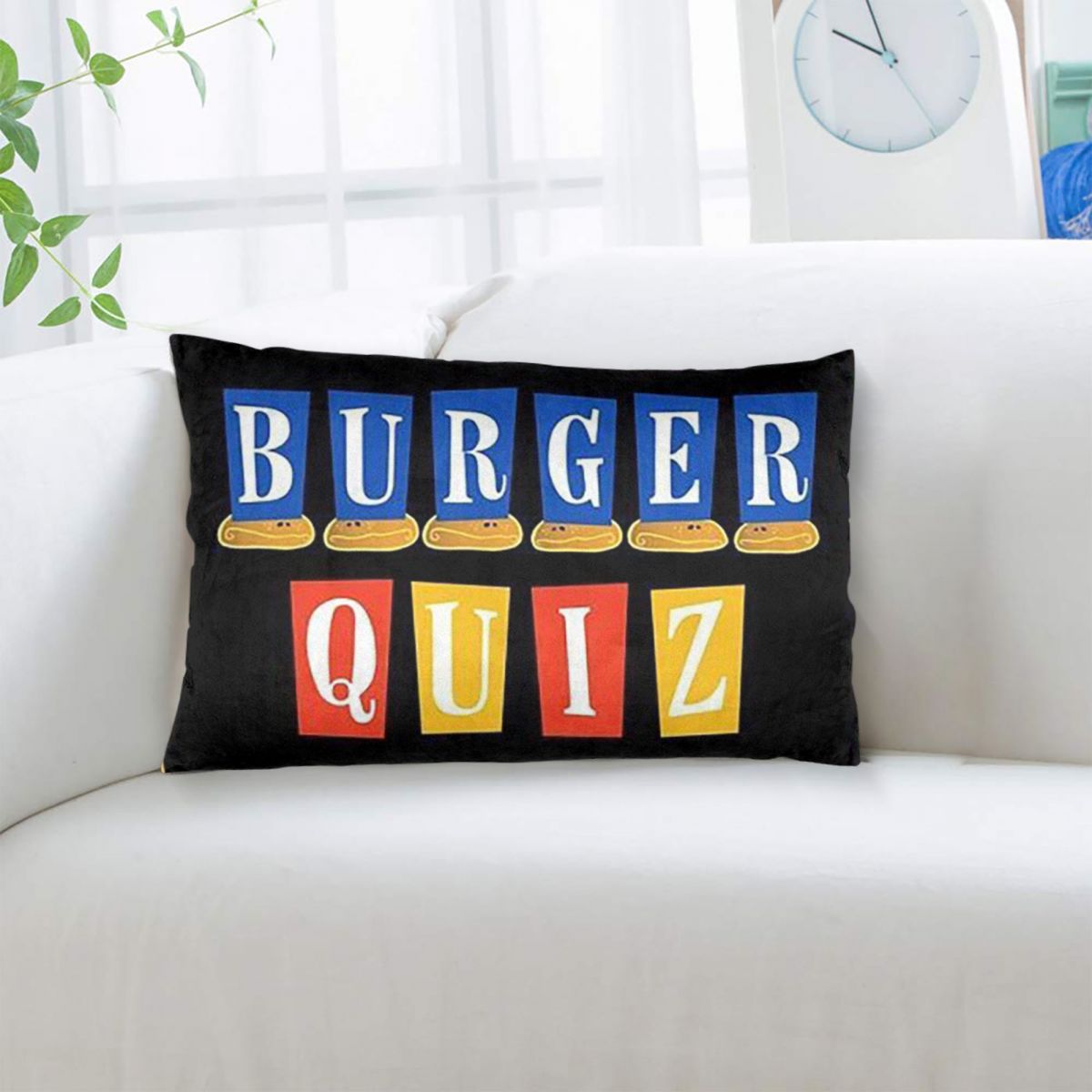 Burger Quiz Logo Baru Sarung B - Home Decor Quiz ulasan dan harga