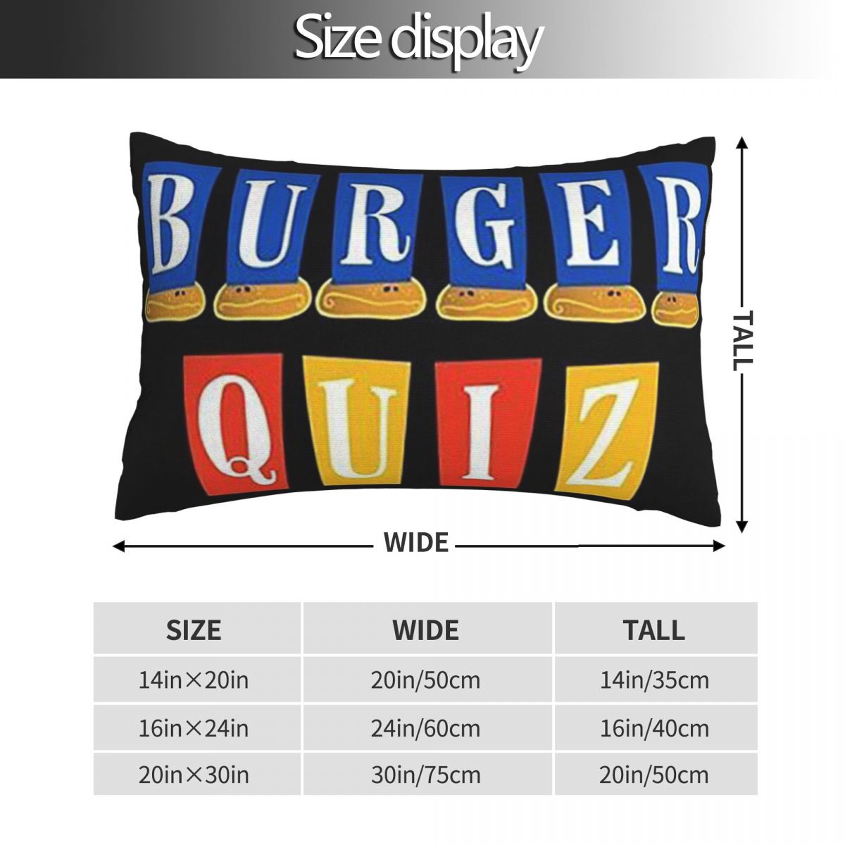 Burger Quiz Logo Baru Sarung B - Home Decor Quiz ulasan dan harga