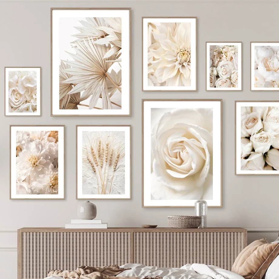 Poster Lukisan Bunga untuk Rua - Home Decor Minimal ulasan dan harga