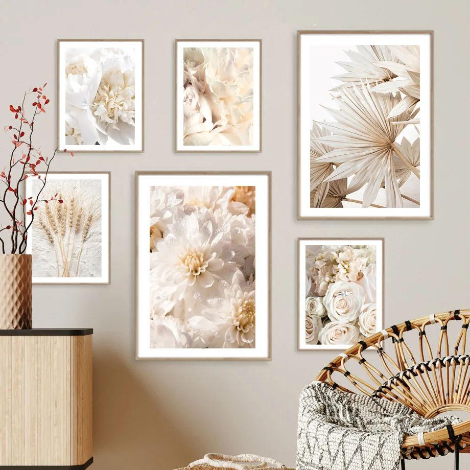 Poster Lukisan Bunga untuk Rua - Home Decor Minimal ulasan dan harga