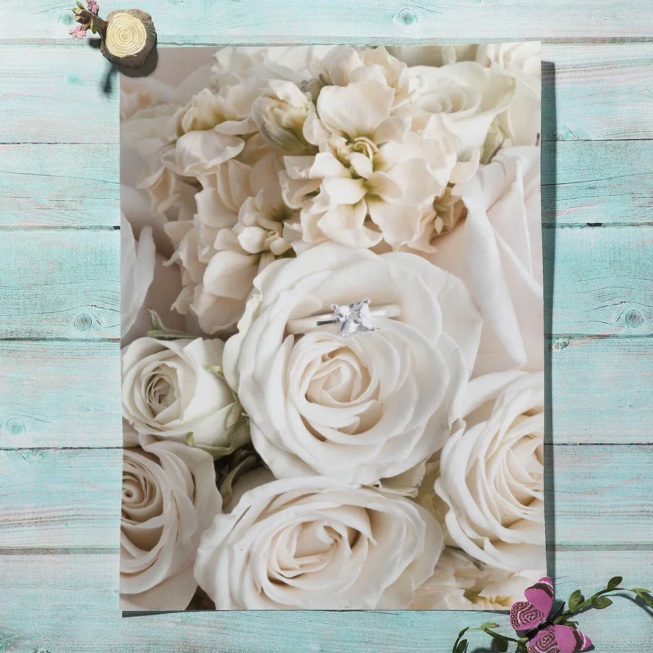 Poster Lukisan Bunga untuk Rua - Home Decor Minimal ulasan dan harga