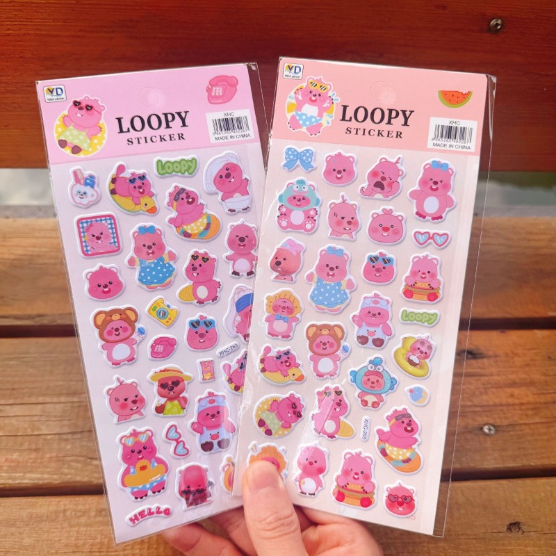 Stiker Busa 3D Lucu Loopy Anim - Home Decor Tv ulasan dan harga