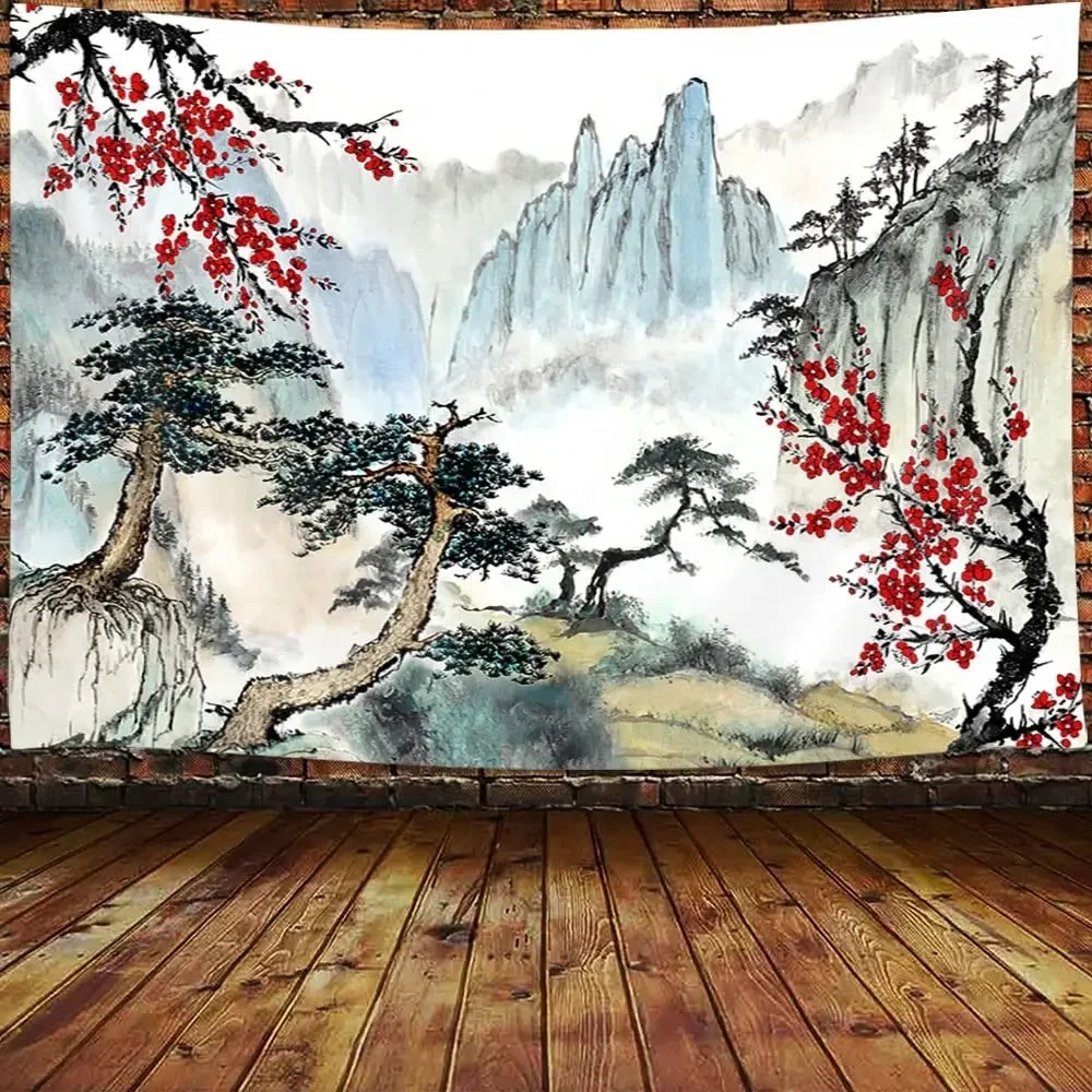 Permadani Pegunungan Jepang da - Aesthetic Tapestry ulasan dan harga