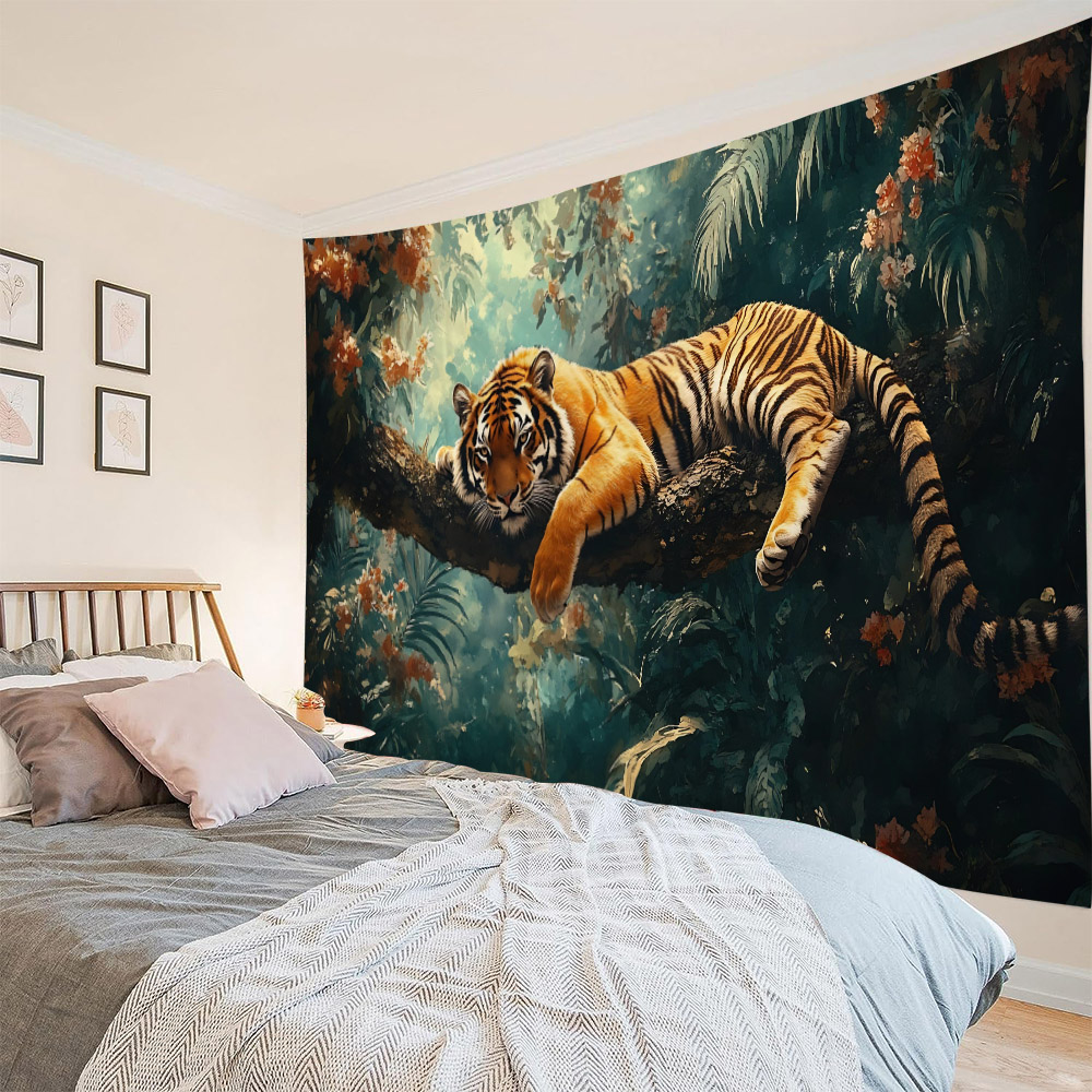Permadani harimau hutan, hiasa - Home Decor Hippie ulasan dan harga