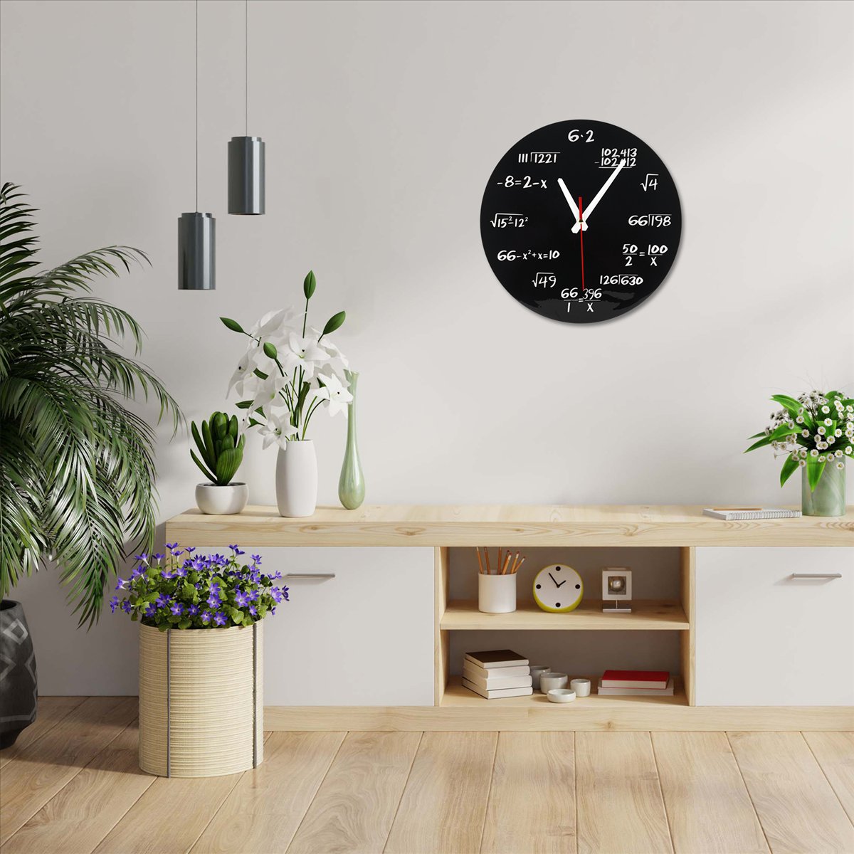 Jam Dinding Matematika, Jam Pe - Home Decor Quiz ulasan dan harga