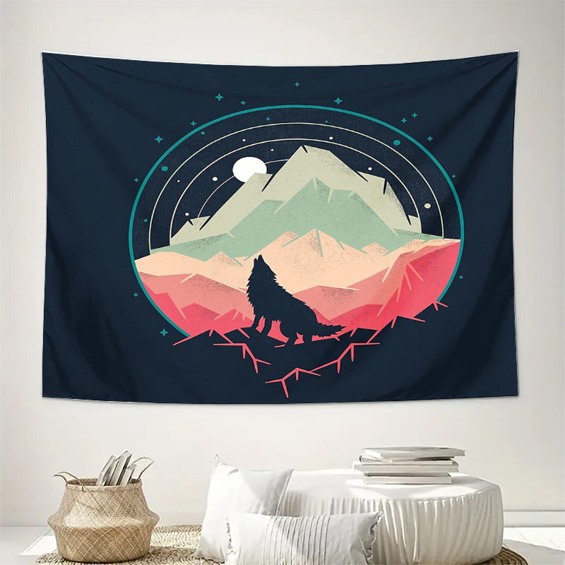 Tapestry Gunung Serigala, Hewa - Home Decor Hippie ulasan dan harga