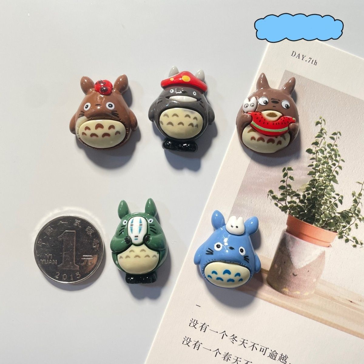 Magnet Kulkas Resin Anime Toto - Home Decor Company ulasan dan harga