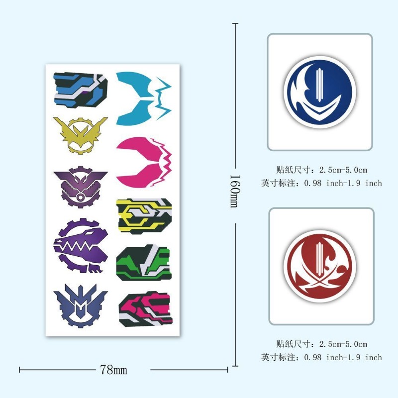 60 Lembar Stiker Logo Kamen Ri - Home Decor Tv ulasan dan harga